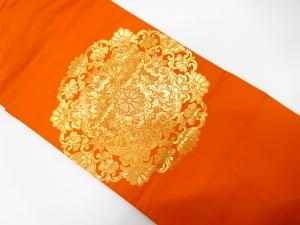 華紋織り出し　名古屋帯